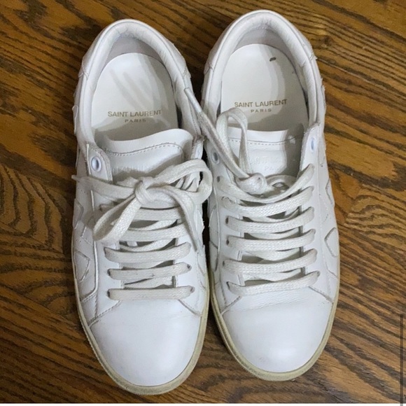 Saint Laurent court heart sneakers - Picture 9 of 11